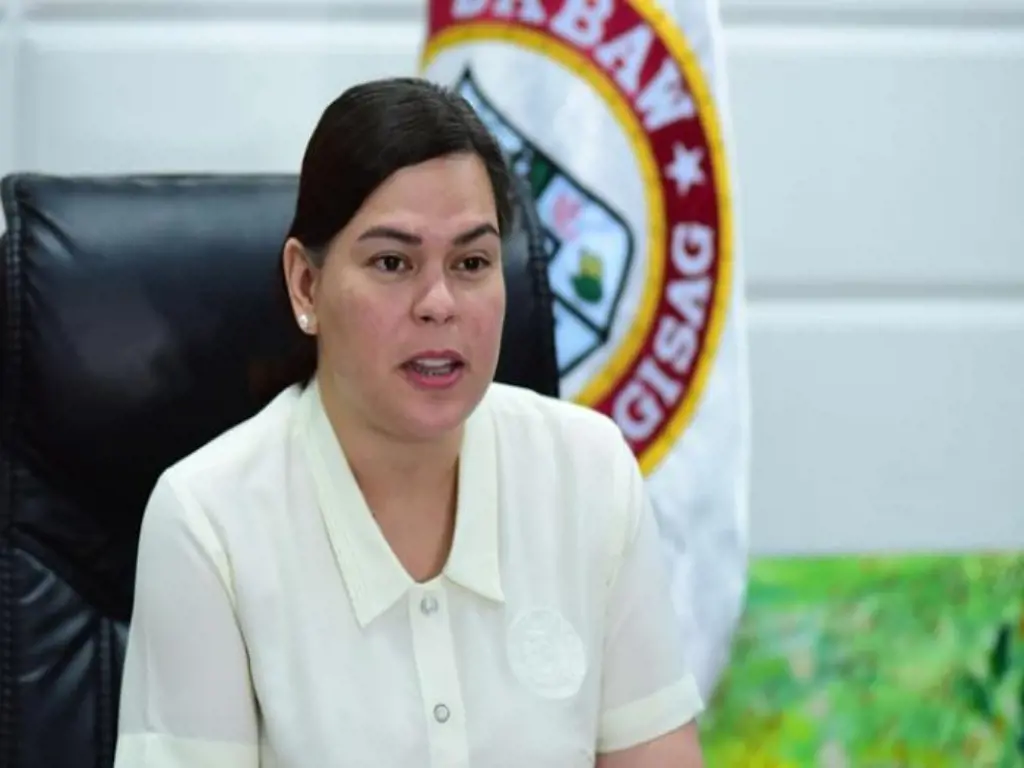 Sara Duterte at her Mayor's office