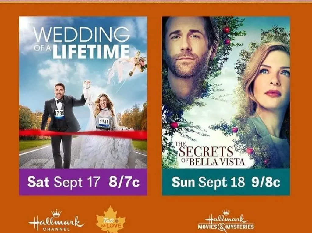 Wedding Of A Lifetime premieres on Hallmark starring Jonathan Bennett and Brooke D'Orsay as the lead role