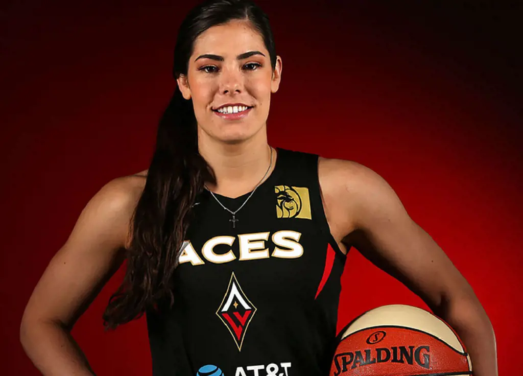 Kelsey Plum is a professional basketball player