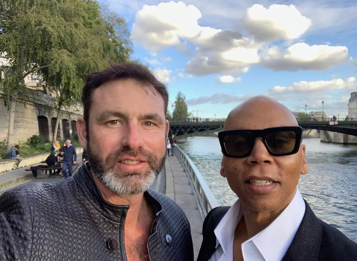 RuPaul and Georges spending their time together in a vacation