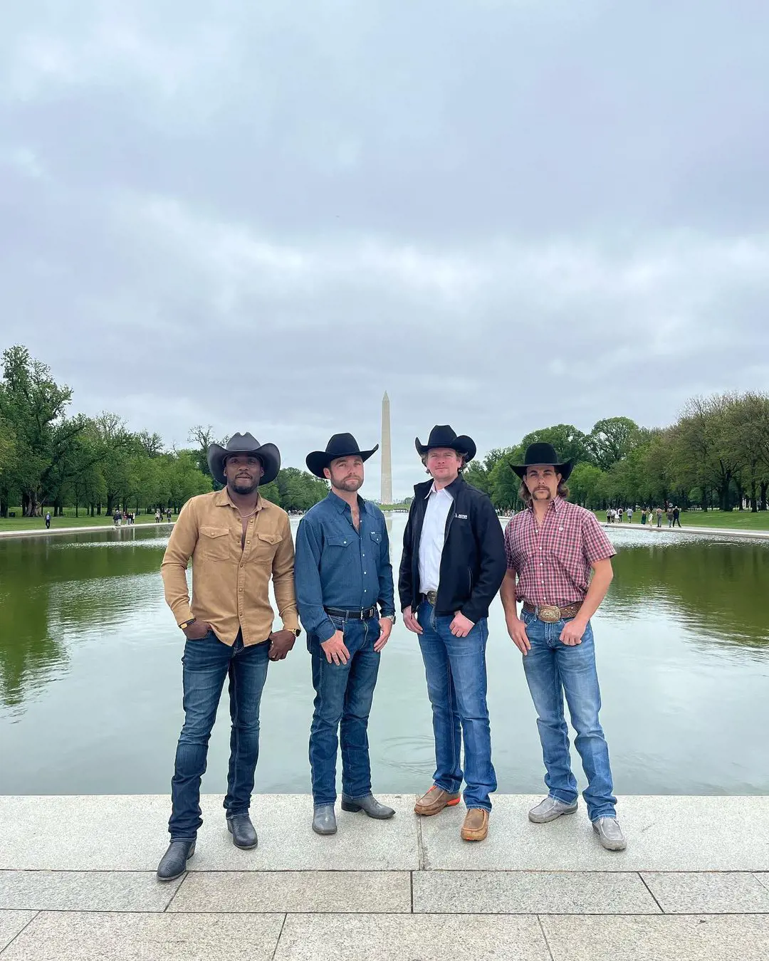 Four Farmers visited Washington, D.C during the filming of Farmer Wants a Wife