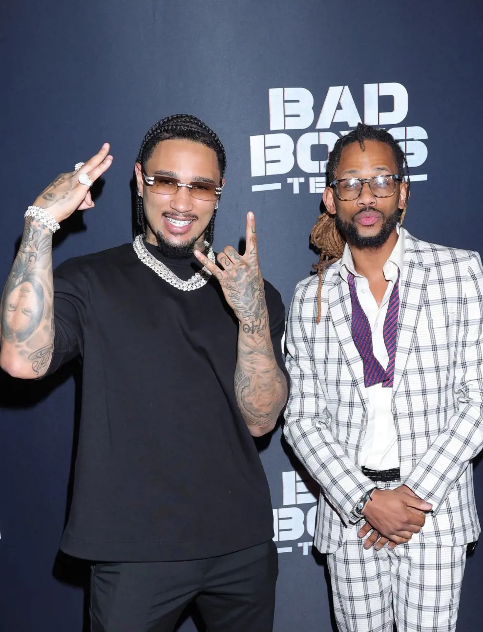 Jaybee and Franklin join the Bad Boys Texas Premiere Event on April 23, 2023, at Regal North Hollywood in North Hollywood, California. 