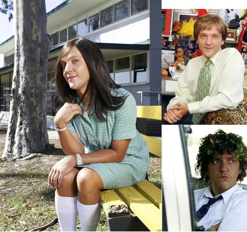 The series Summer Heights High showcases the three characters which is played by the writer and director Chris Lilley in 2007