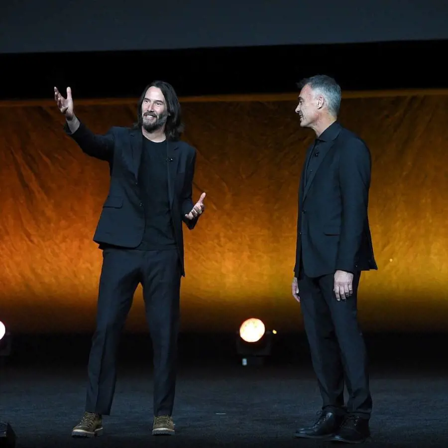 Reeves and director Chad Stahelski took over CinemaCon to show off the first footage of the fourth installment in April 2022