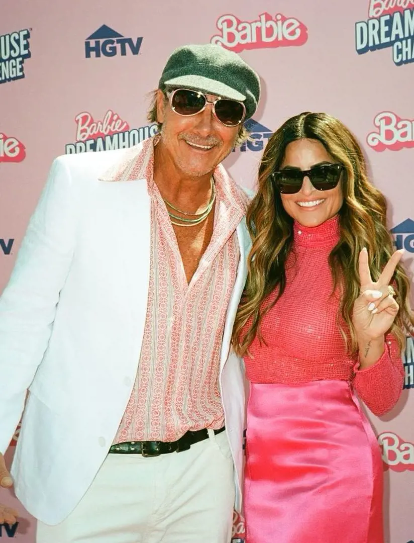 The HGTV star pictured with American television host Ty Pennington in July 2023