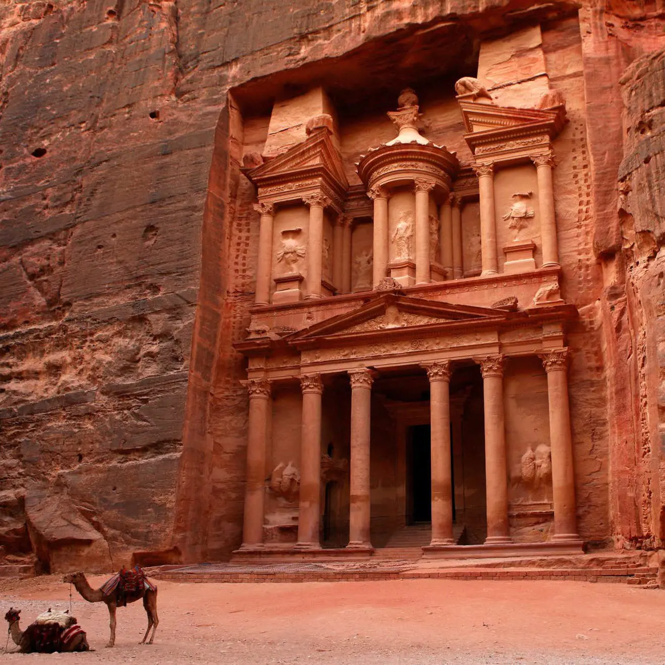 Petra was recently opened for tourism and has brought billions to Jordan in tourism money