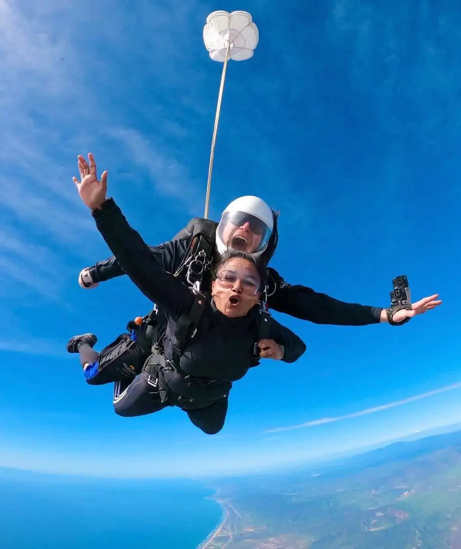 Sky Diving is the most extreme date idea but certainly a fun one.