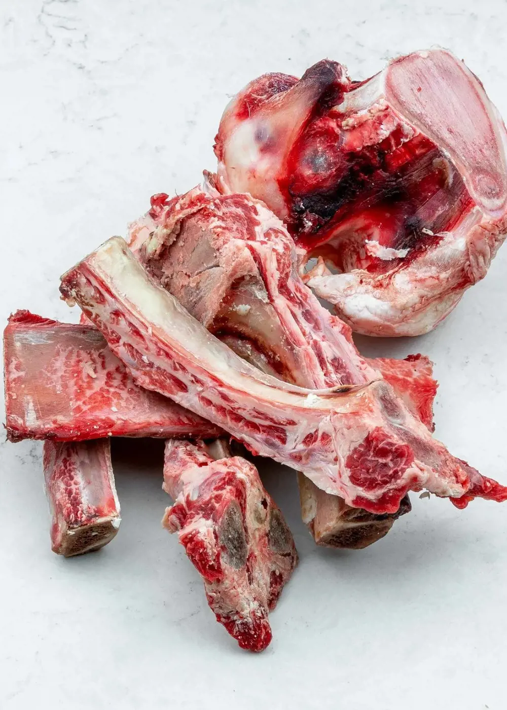 Consuming meat with bones poses a choking risk for the kids, so cut it into small pieces before serving it