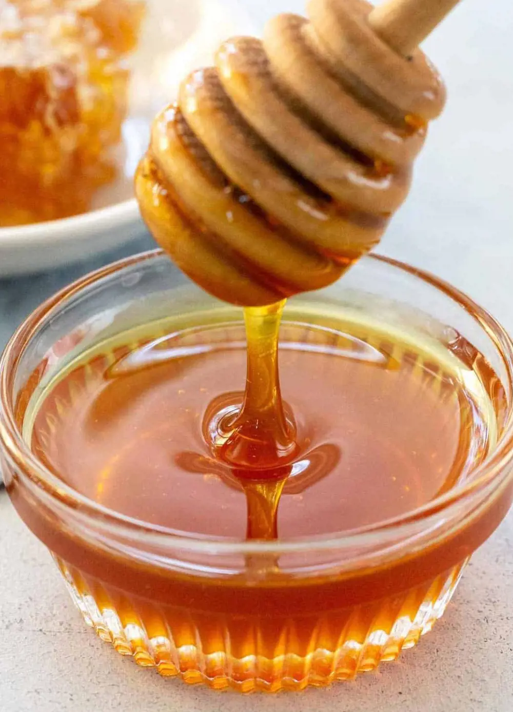 Raw honey provides the health benefits; lowers cholesterols,  stabilises blood sugar, boosts immunity and promotes digestive health