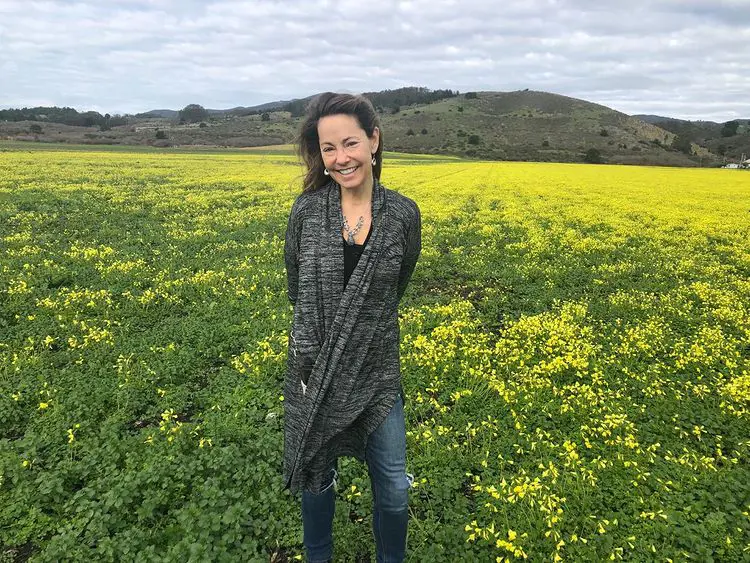Claudia enjoying the yellow vibes of mustard field last February