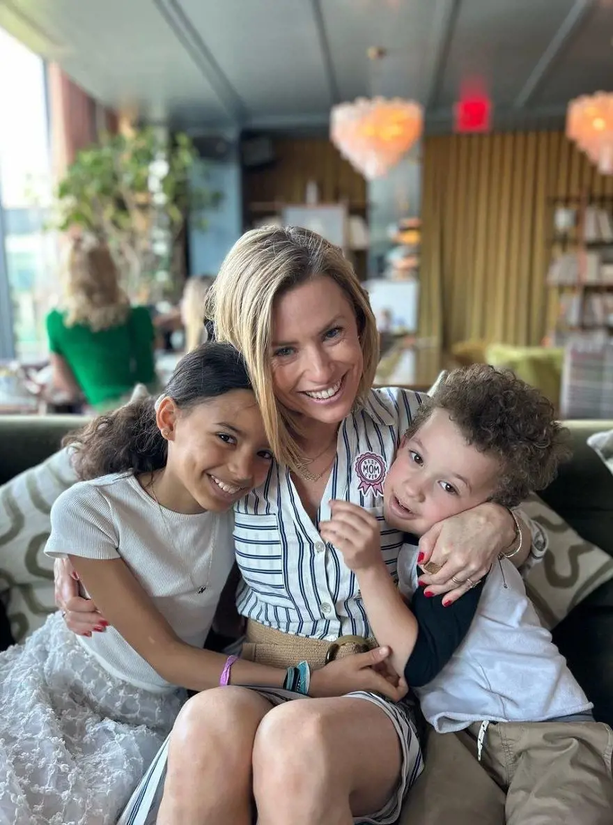 Carlos shared this loving photo of his spouse and kids on Mother's Day