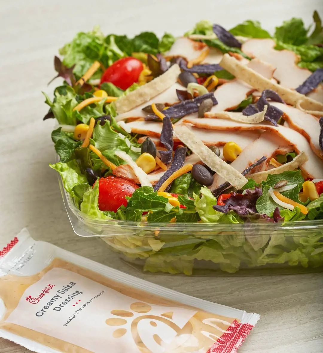 Spicy Southwest salad is the healthiest option in Chick-fil-A menu