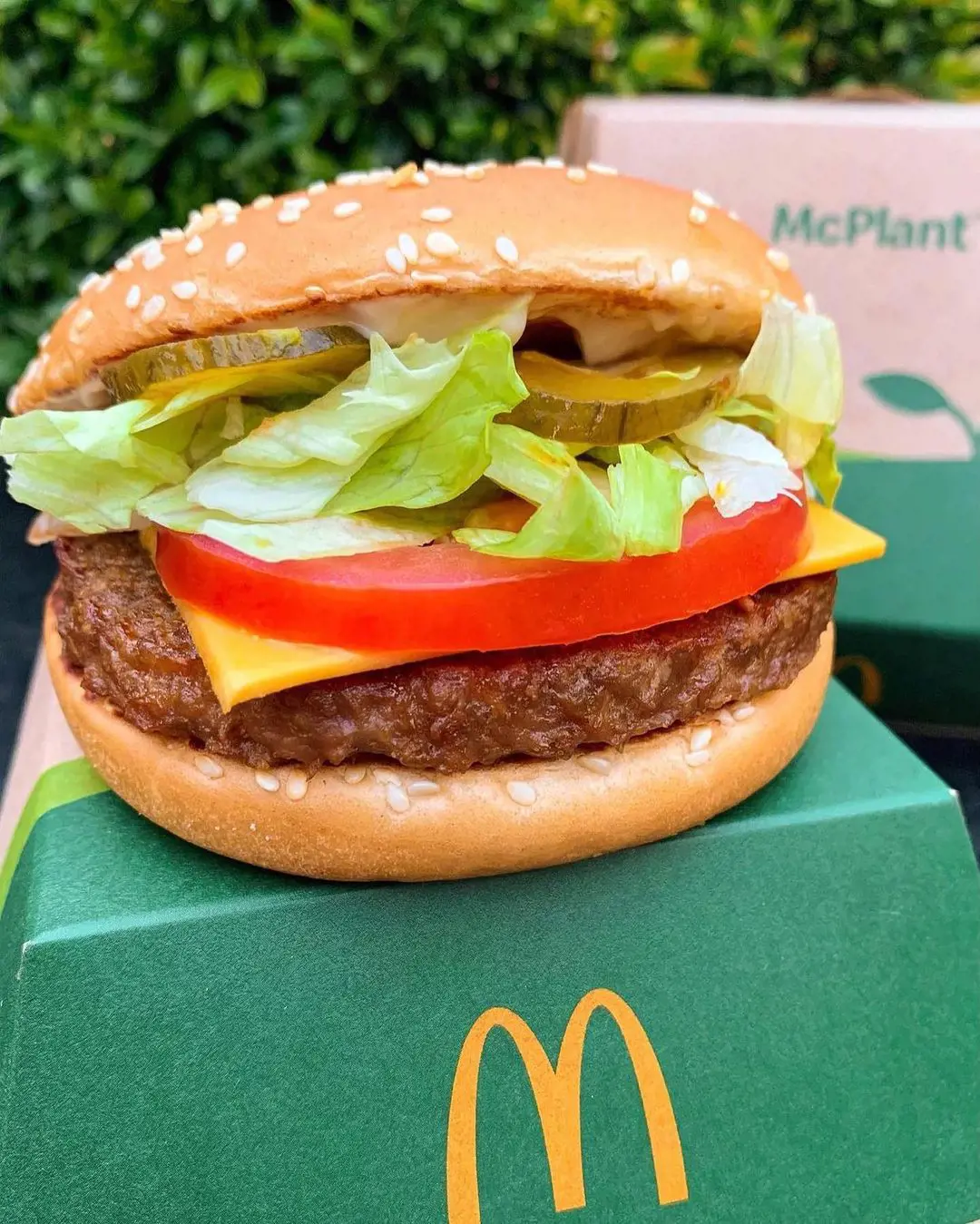 Mcdonald's UK introduced a healthier version of the world famous burger, McPlant in 2022