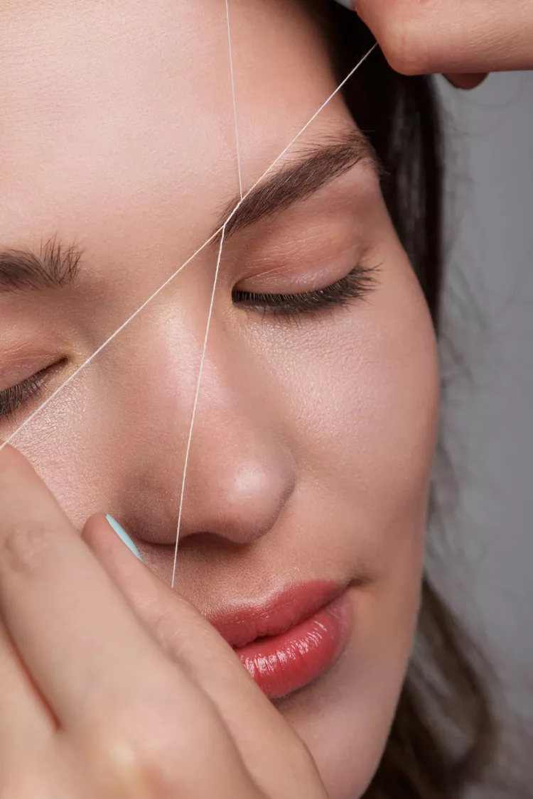 Threading helps to tease out the tiniest hair of its follicles, so it is easy to maintain