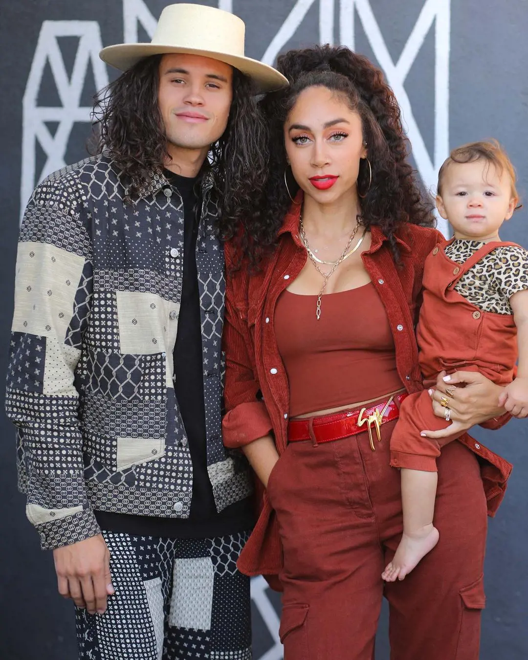 Shan Boodram along with her husband Jared Brady and their baby.