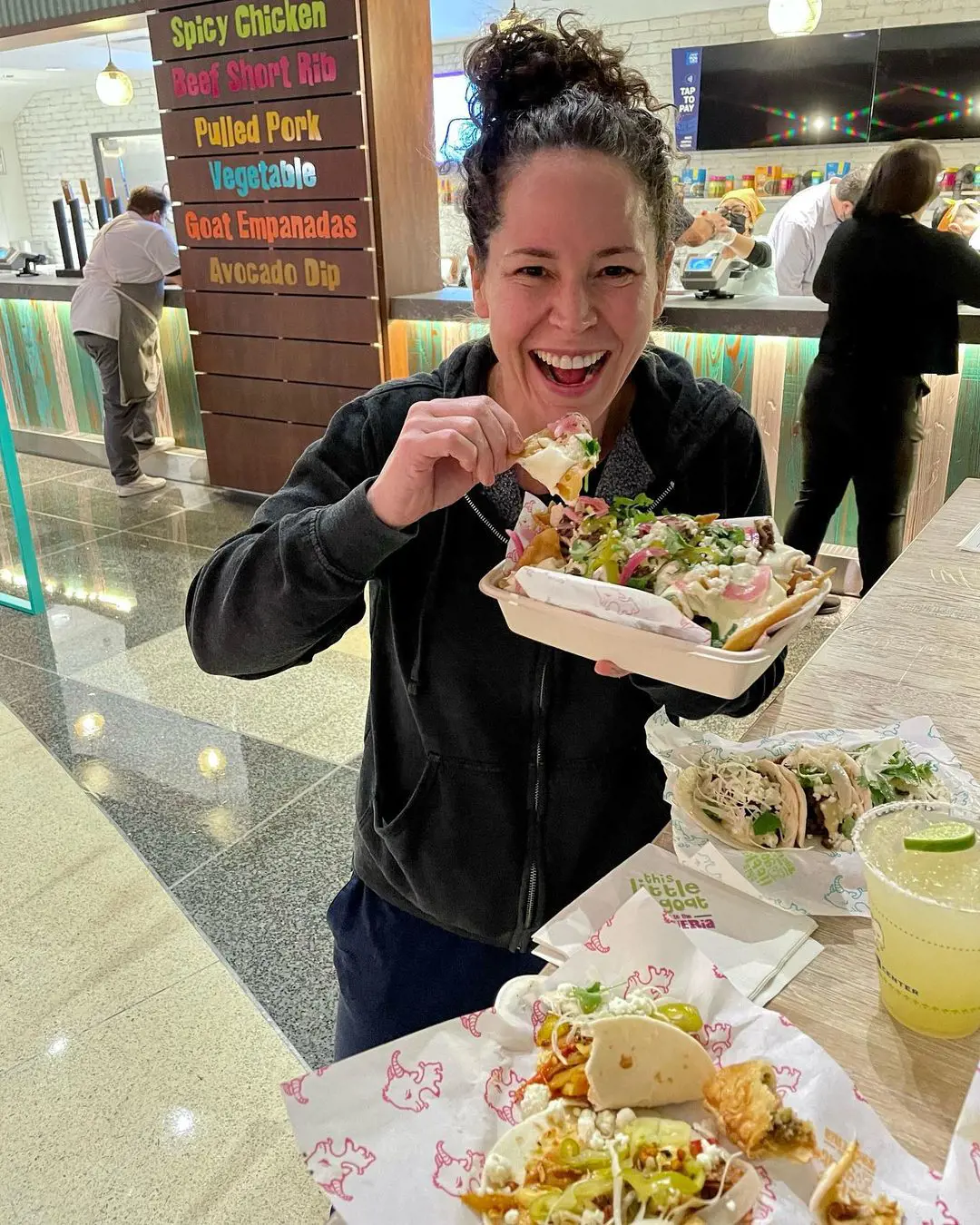  Izard, the first-ever female winner of Top Chef, has Tacos, nachos, empanadas, and cocktails at United Center. 