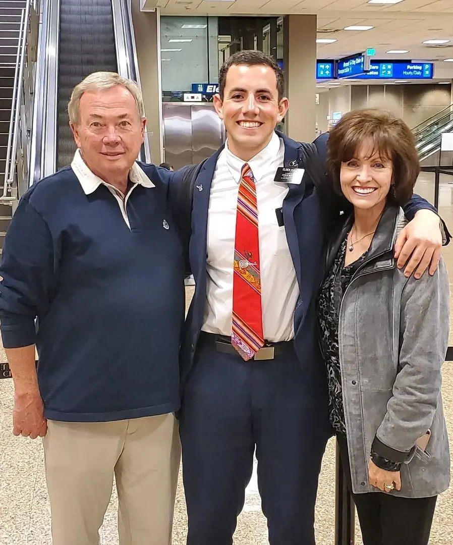 The beautiful picture showing Fugal's eldest son Mckay with his grandparents, Daniel Boyd Fugal and Jill Fugal