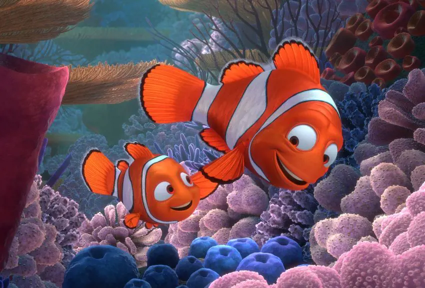 Finding Nemo plots the story of a clown fish Marlin, who searches for his missing son Nemo