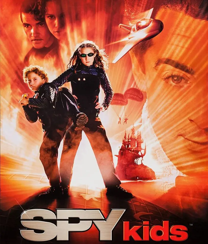 Spy Kids, a 2001 spy family action-adventure comedy, was influenced by James Bond films