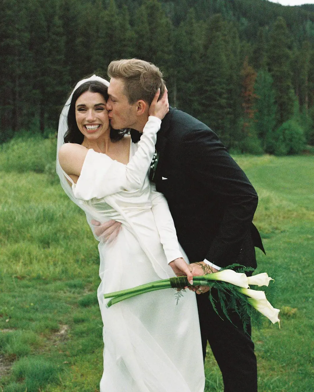 The wedding was held at Camp Hale in Colorado