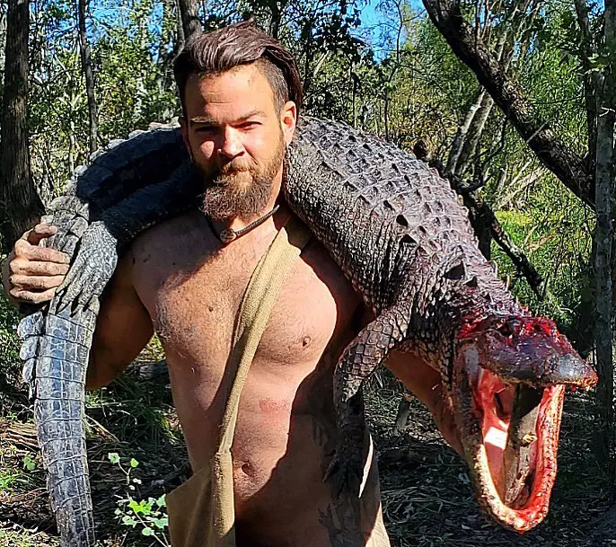 On April 30, Steven Lee shared a picture from his time on Naked and Afraid XL, where he caught the Alligator.  