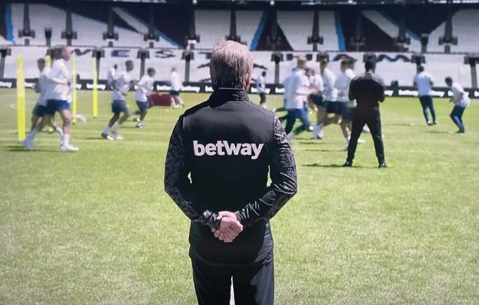 In the Ted Lasso second season finale, the entry of new coach Nate featured the jersey of Betway