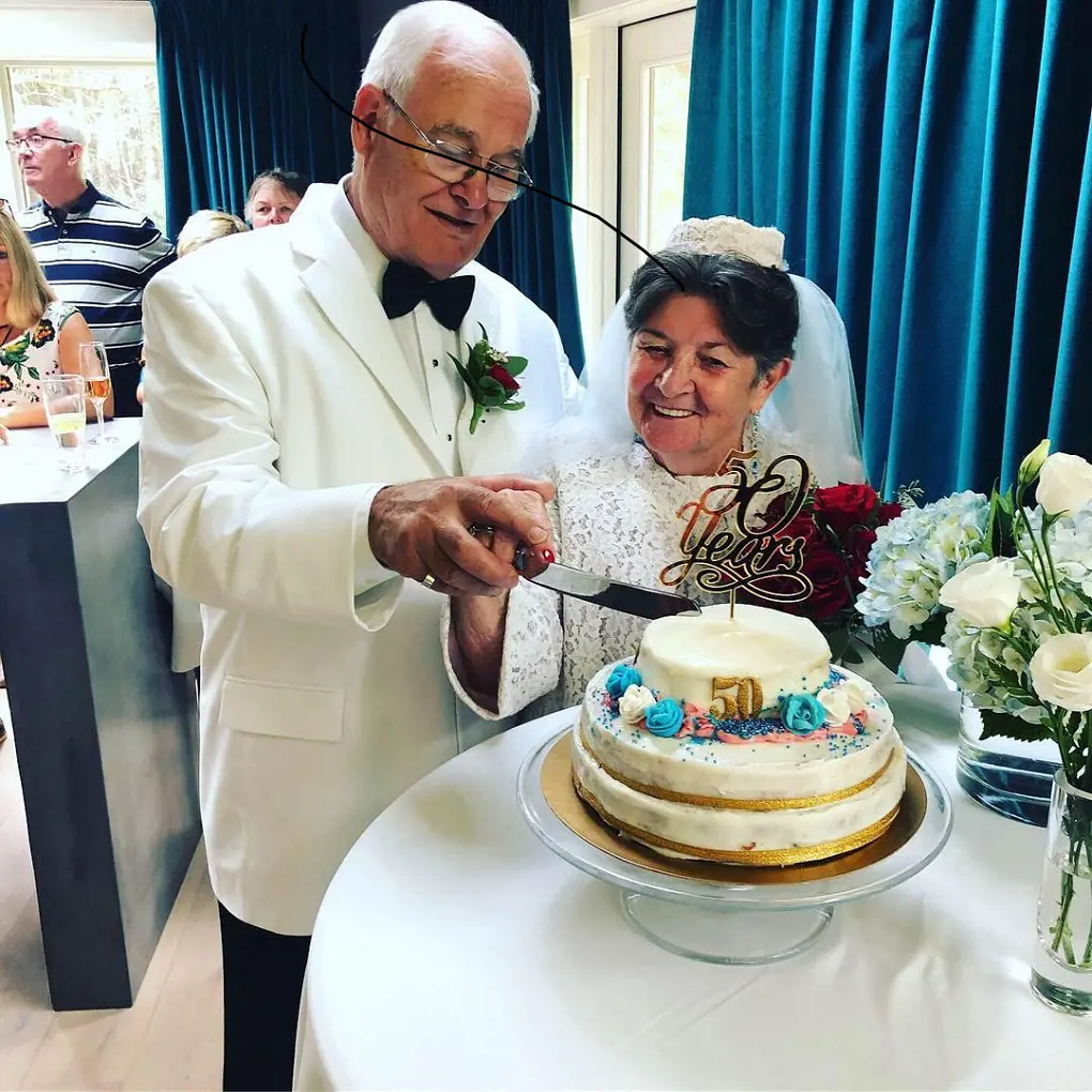 Bryan's parents Collen and Werner celebrated their 50th marriage anniversary with friends and family