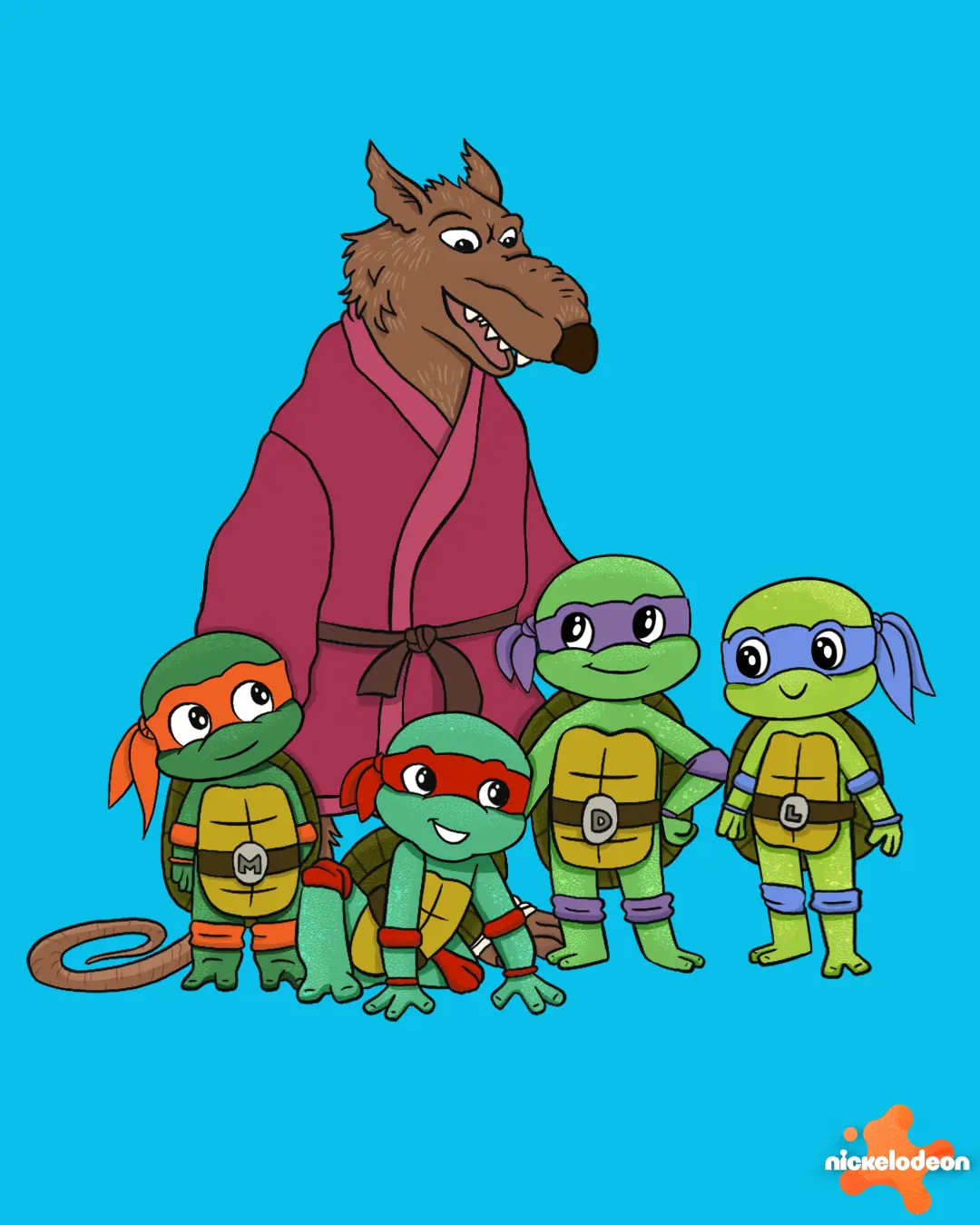 Master Splinter is the father of the four mutant ninja turtles