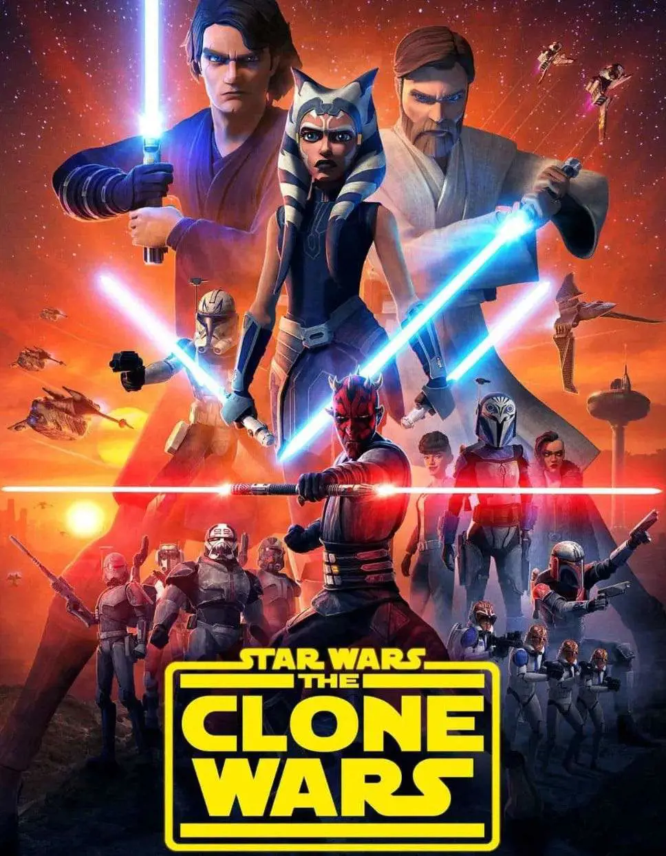 Star Wars: The Clone Wars is a computer-animated epic space opera film, which takes place shortly after Episode II – Attack of the Clones (2002)