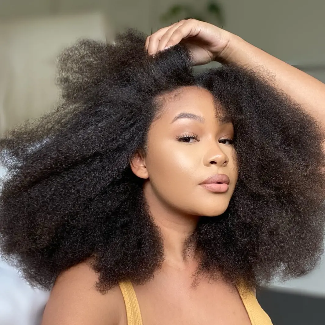Natural hair with blowout look effortless and fun while also saving you a lot of time