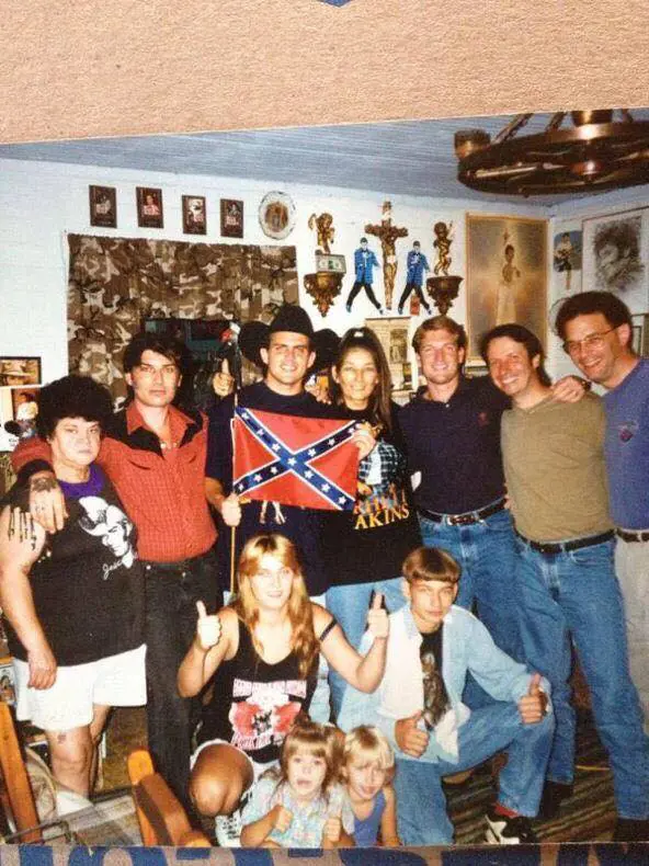 Wild and Wonderful White Family throwback picture of 90s country shared by Mamie Savannah White with musician Rhett Akins
