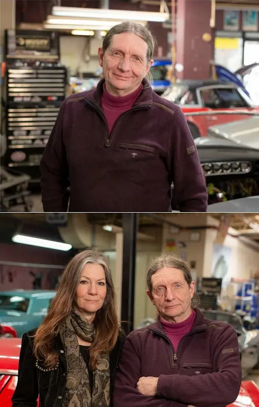 The Co-founders of The Guild of Automotive restorers and the real life couple David and Janice